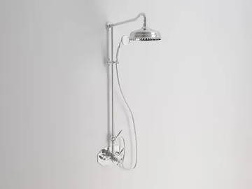 CARUSO - Wall-mounted thermostatic shower panel with overhead shower by Park Avenue - view 2